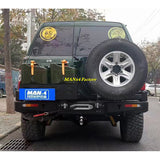 Rear bumper  (with tyre bracket and tank holder)