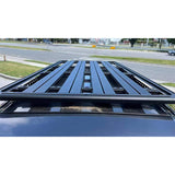 Aluminum flat roof rack