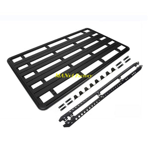 Aluminum flat roof rack